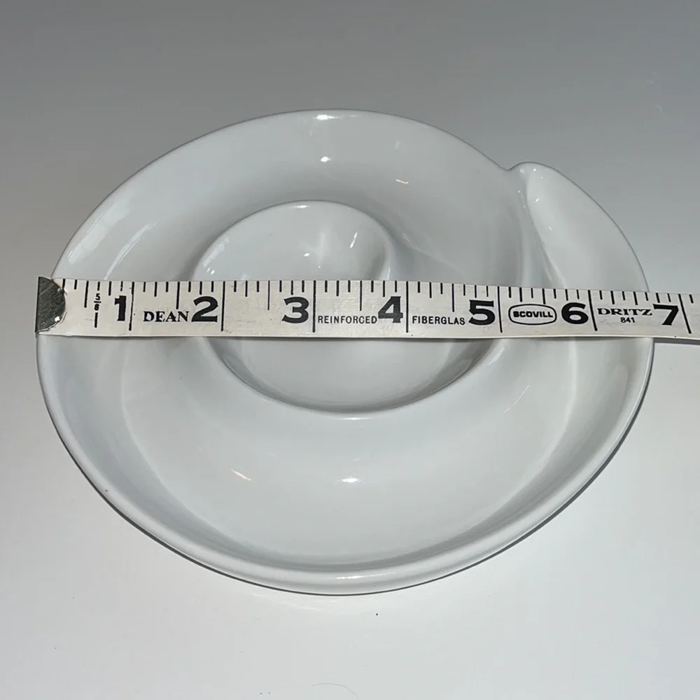 Crate & Barrel White Oven/Microwave Safe Dish